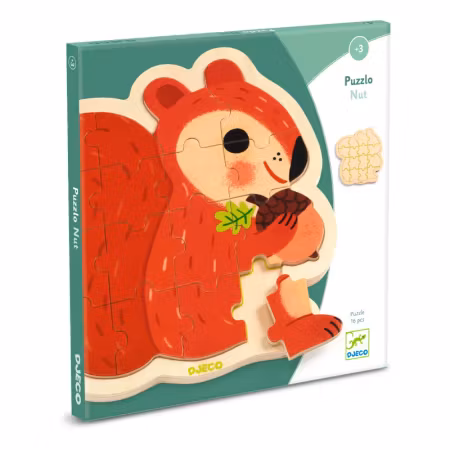Djeco- Puzzlo Nut, 16 pcs