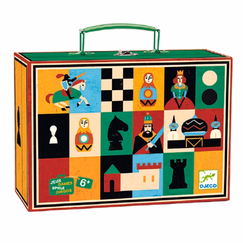 Djeco- Chess and Draughts / spel