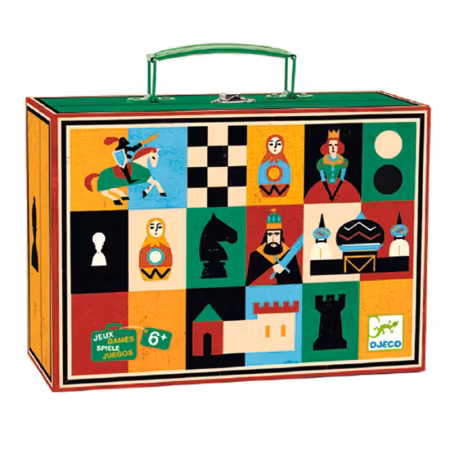 Djeco- Chess and Draughts / spel