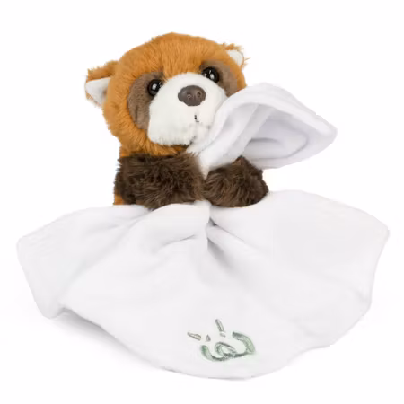 Keycraft- Red Panda With Blanket/ snuttefilt