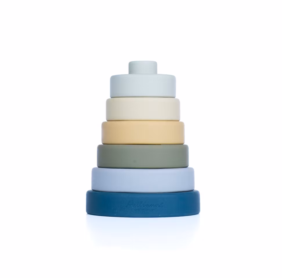 Pellianni.- Silicone Stacking Toy Pinkish/ stapelleksak