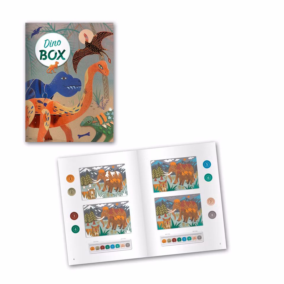 Djeco- The world of dinosaurs box/ pysselbox