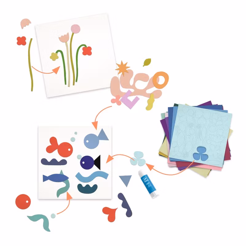 Djeco- Little Papers / pysselbox