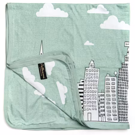 Pellianni- Organic Blanket, City/ babyfilt