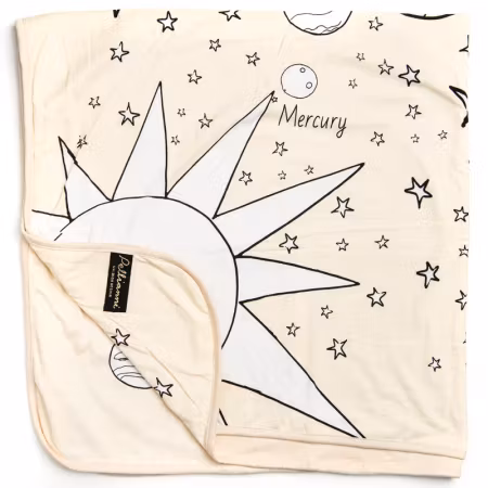 Pellianni- Organic Blanket, Space/ babyfilt