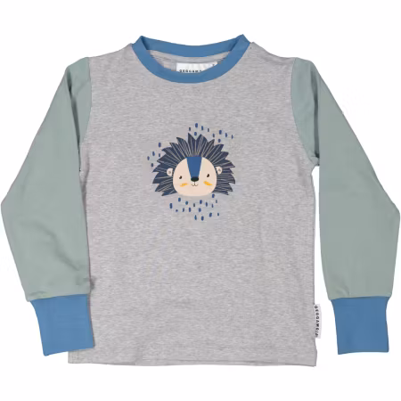 Geggamoja- Långärmad t-shirt i bambu igelkott