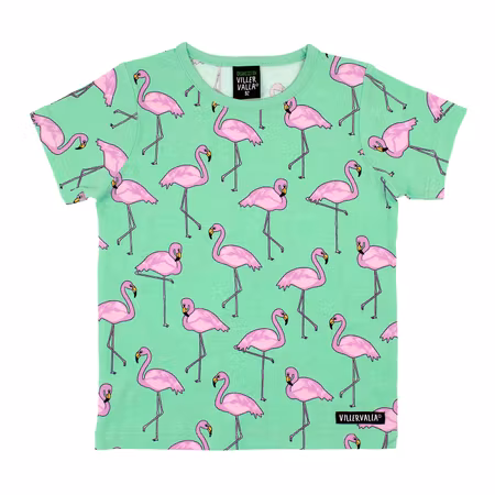 VillerValla- T-SHIRT ANIMAL FLAMINGO