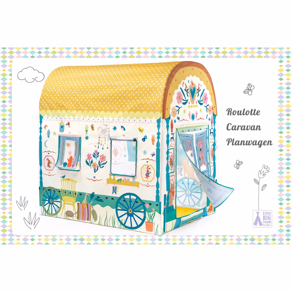 DJECO  playtent Caravan / LEKHUS TÄLT