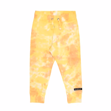 Villervalla- MJUKISBYXOR TIE-DYE COLLEGE WEAR MANDARIN/LEMON