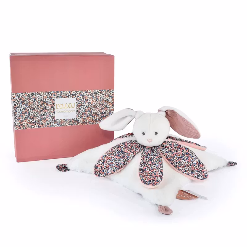 Doudou Et Compagnie- BOH´AIME - BUNNY PINK Soother Petal