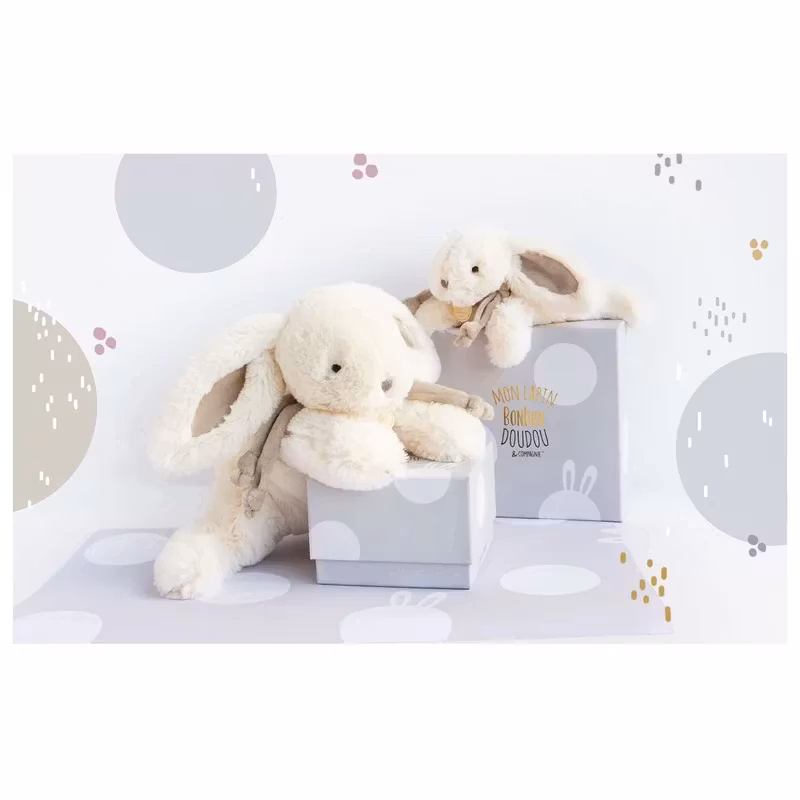 Doudou Et Compagnie- LAPIN BONBON 30 cm - Taupe Bunny