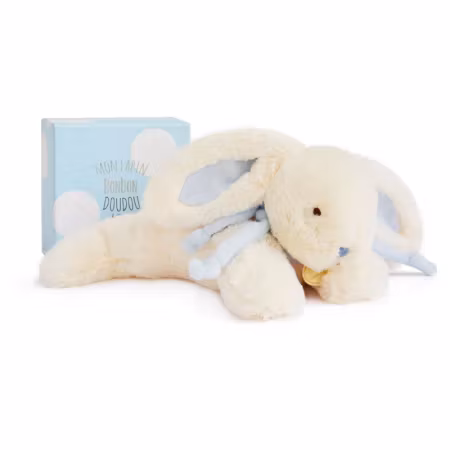 Doudou Et Compagnie- LAPIN BONBON 20 cm - Blue Bunny