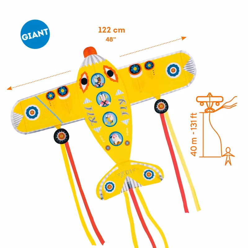 Djeco- Kite: Maxi Plane