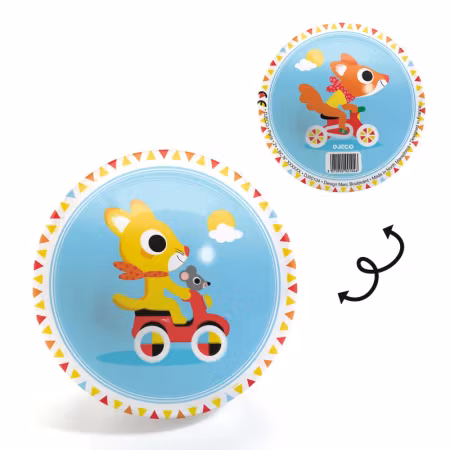 Djeco- Cute race Ball 12 cm