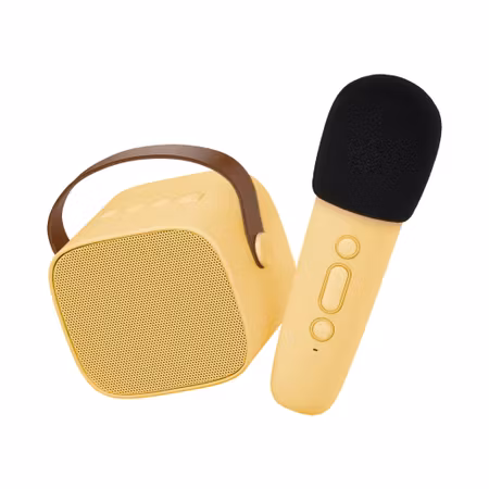 Lalarma- Bluetooth Speaker With Wireless Microphone - Yellow