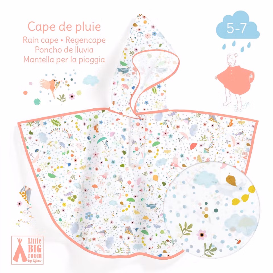 Djeco- Rain Cape M - Lightness