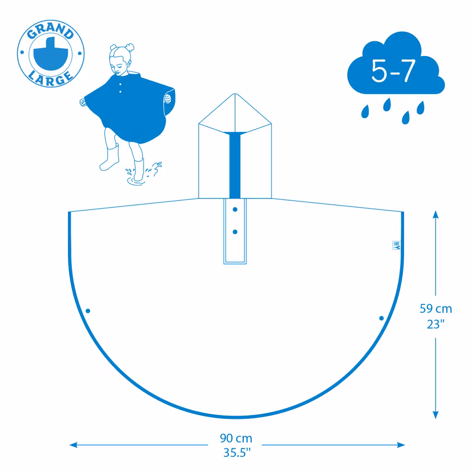 Djeco- Rain Cape M - Lightness