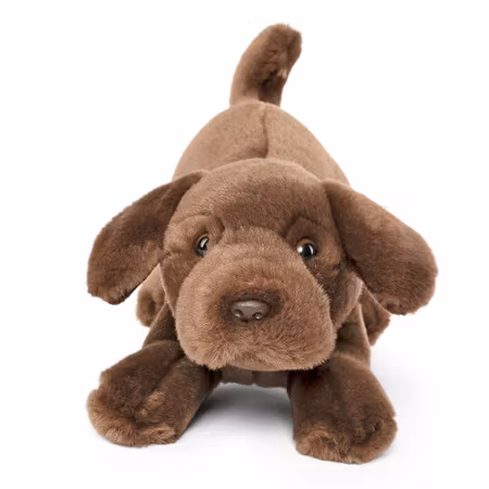 Keycraft- hund Chocolate Labrador Playful Pup/ Gosedjur