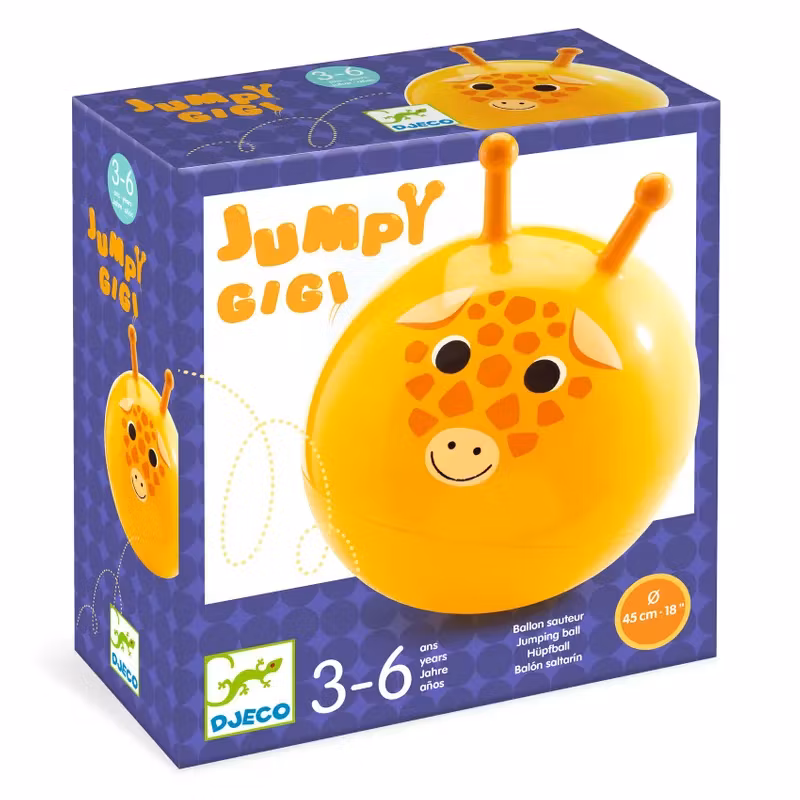 Djeco- Jumpy Gigi- Hoppboll utelek