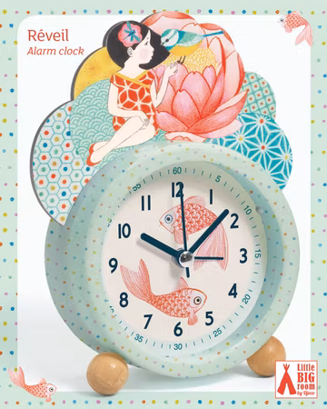 Djeco- Alarm Clock/ väckarklocka, Fishes