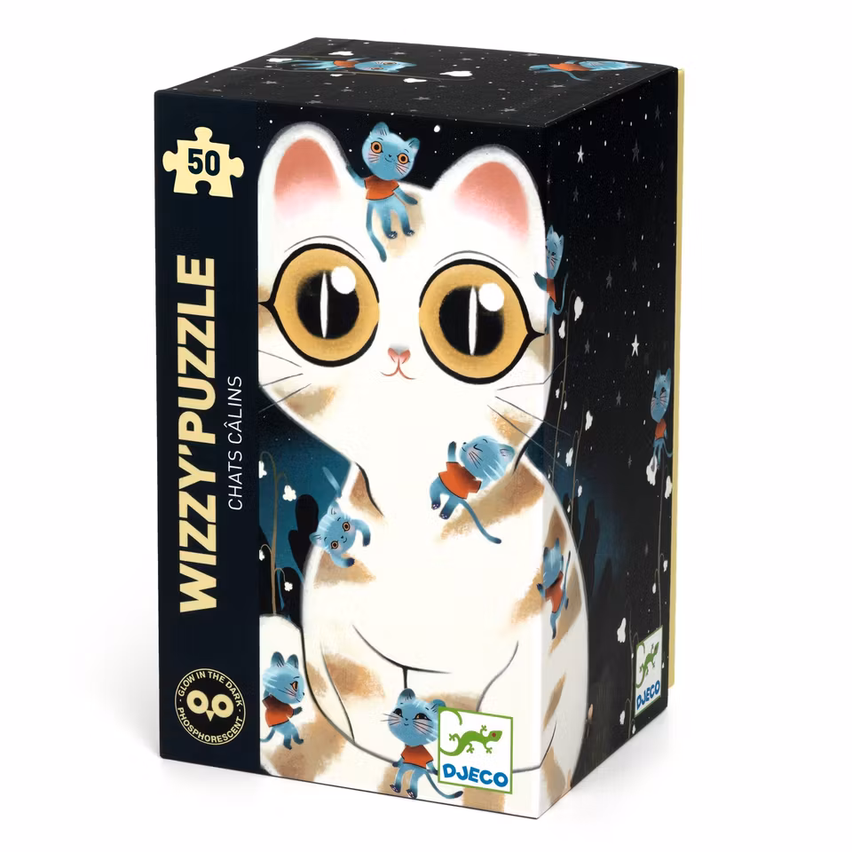 Djeco- pussel. Cuddly cats - 50 pcs