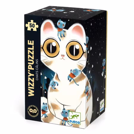 Djeco- pussel. Cuddly cats - 50 pcs