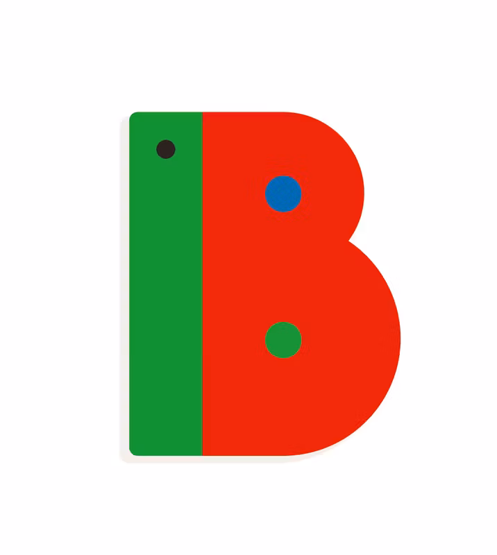 Djeco- Graphic Letters/ BOKSTAV - B