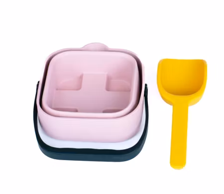 pellianni- Silicone Collapsible Bucket Pinkish