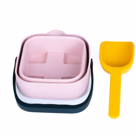 pellianni- Silicone Collapsible Bucket Pinkish