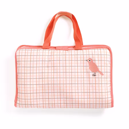 Djeco- Pomea Changing bag Pink Peak- Skötväska/ docktillbehör