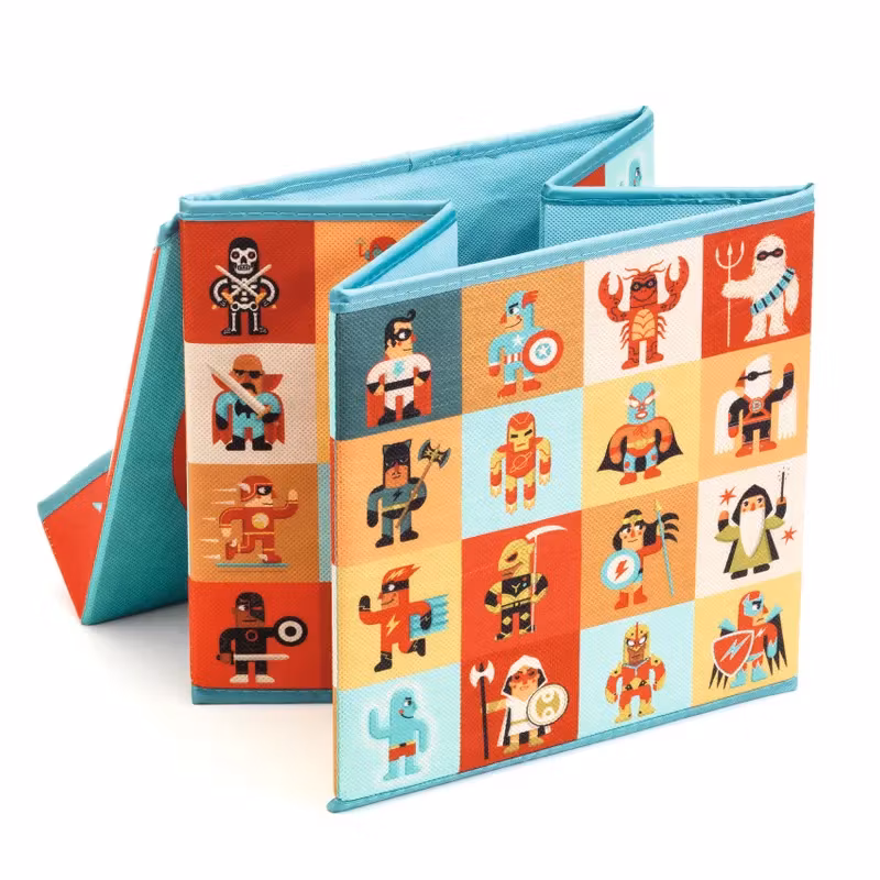 Djeco- Seat Toy Box - Stars förvaringsbox/ pall.