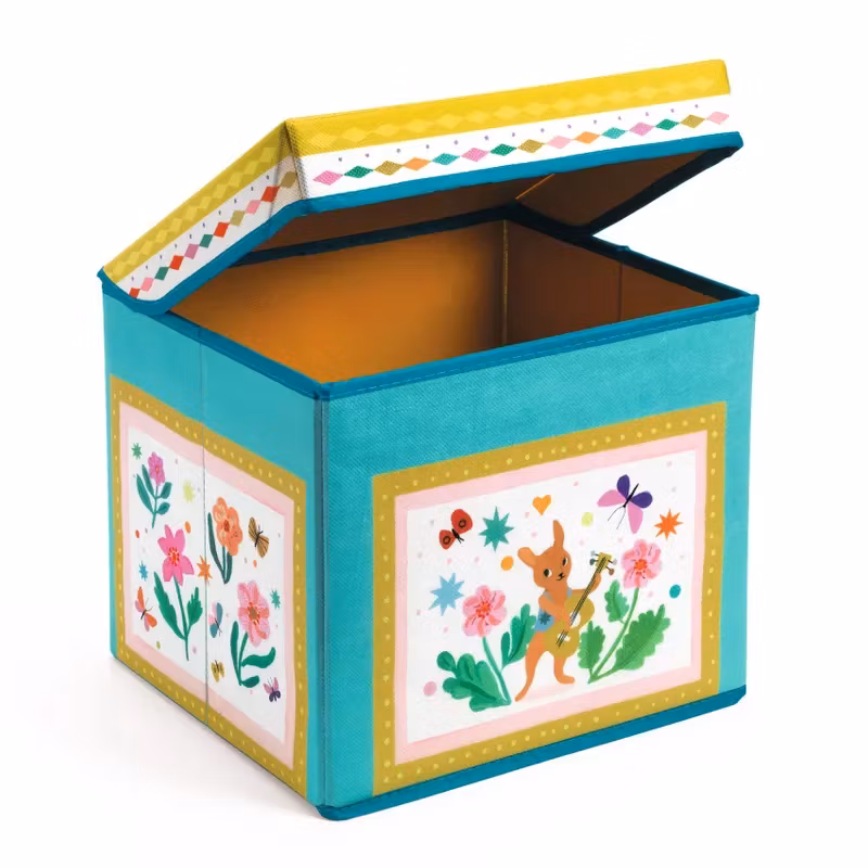 Djeco- Seat Toy Box - Caravan förvaringsbox/ pall.