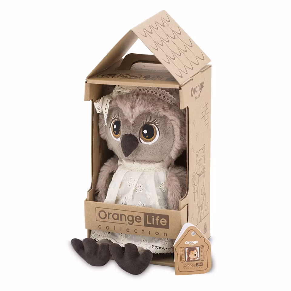 Orange Toys- Sonya the Owl/ Uggla: Tenderness 20 cm/ Gosedjur