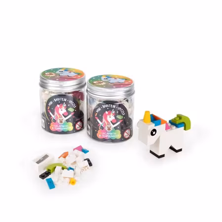 Trendhaus- DREAMLAND Sharpener Mini Building Block Set Unicorn