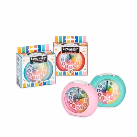Trendhaus- ABC CHAMPIONS Learning alarm clock with light function/ alarmklocka med ljus.