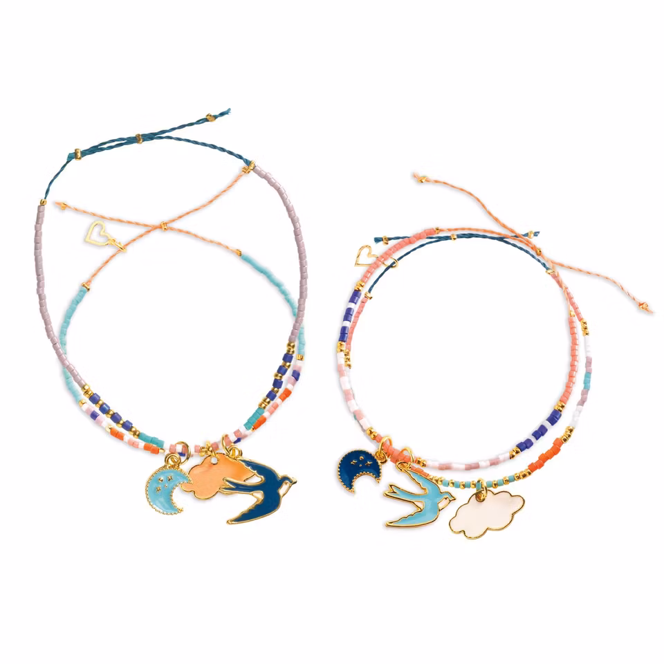 Djeco- You & Me -Sky Multi-wrap vänskapsband/  pysselbox..