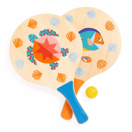 Djeco- Beach Rackets Set