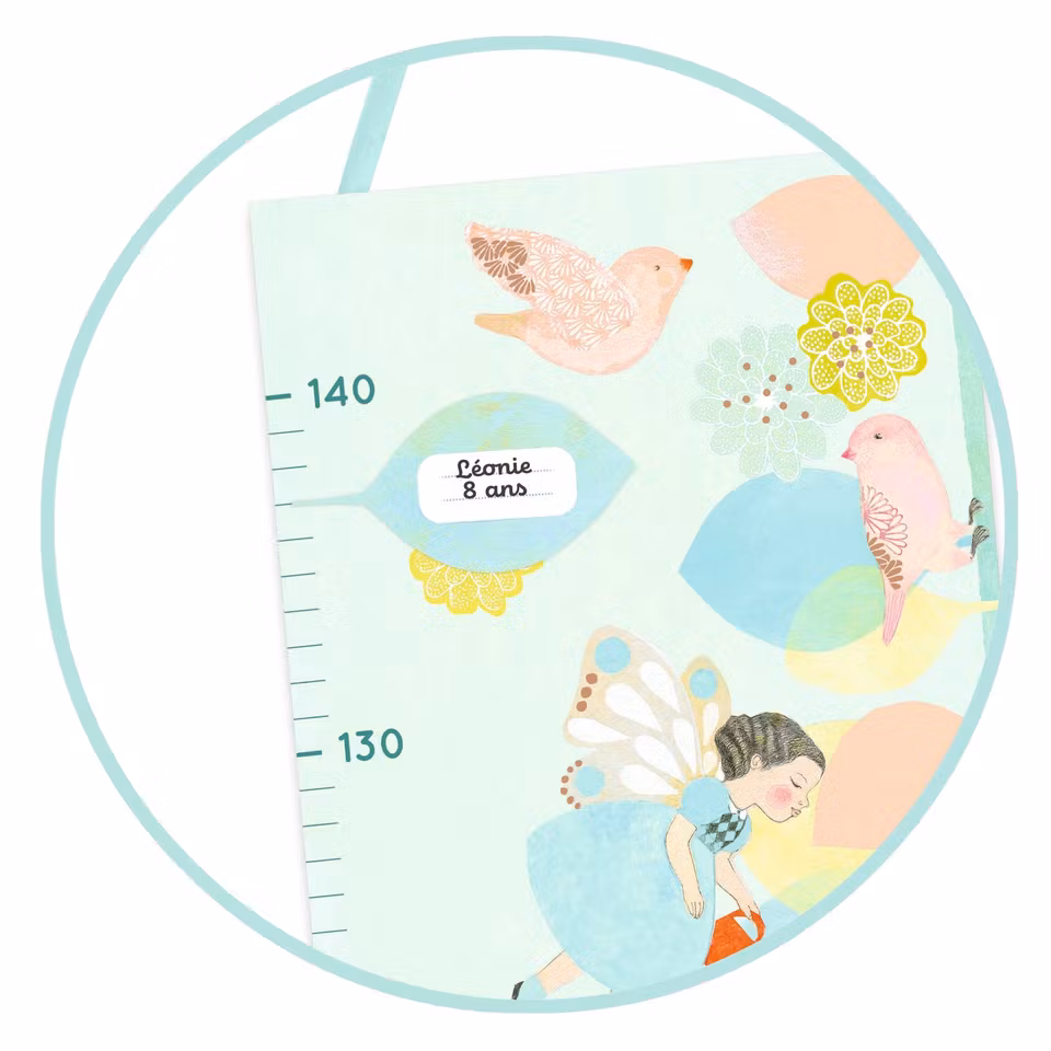 Djeco-Height chart - Spring/ mätsticka