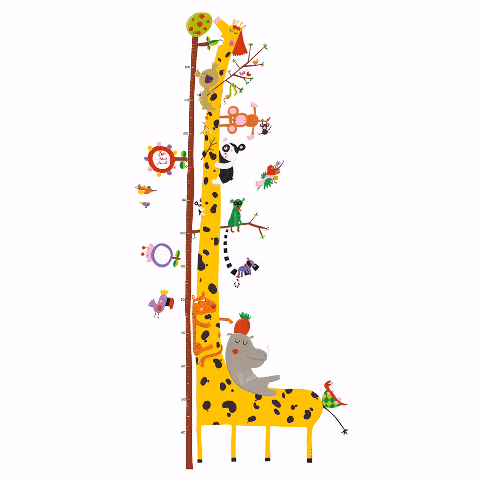 Djeco-Height chart - Friends of the Amazon/ mätsticka