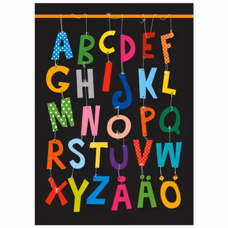 Ejvor- Poster ABC Multi Svart