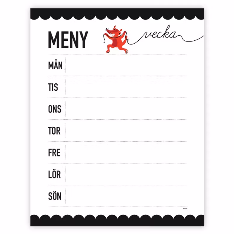 Ejvor- Poster Meny