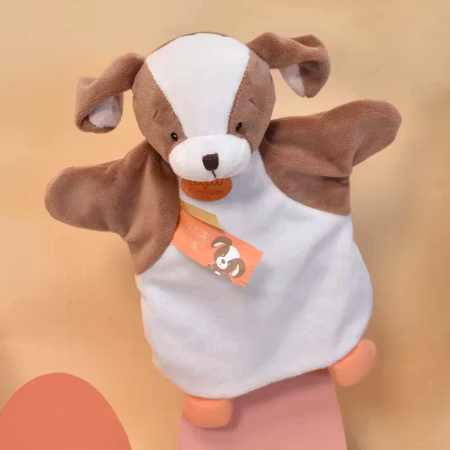 Doudou Et Compagnie- SOOTHER HAND PUPPET - Puppy