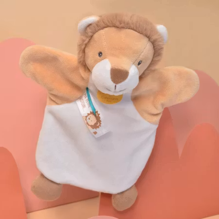 Doudou Et Compagnie- SOOTHER HAND PUPPET - Lion