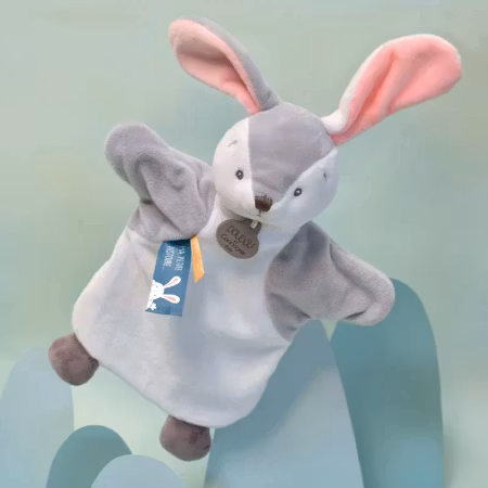 Doudou Et Compagnie- SOOTHER HAND PUPPET - Bunny