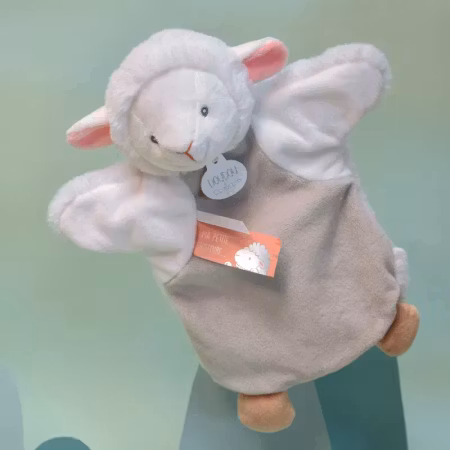 Doudou Et Compagnie- SOOTHER HAND PUPPET - Lamb