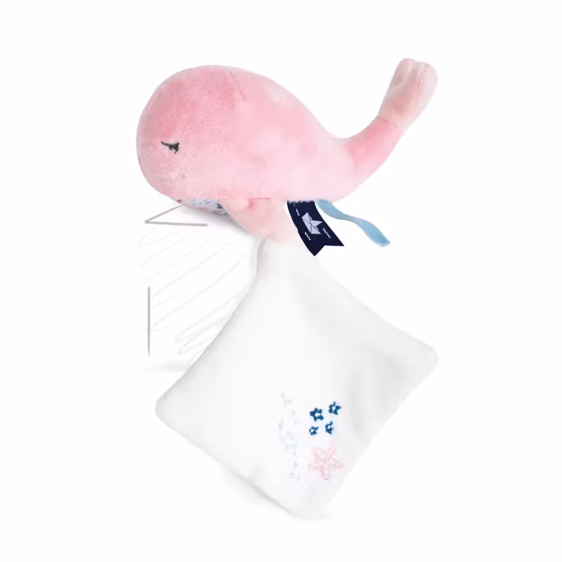 Doudou Et Compagnie- WALE With Soother - Pink