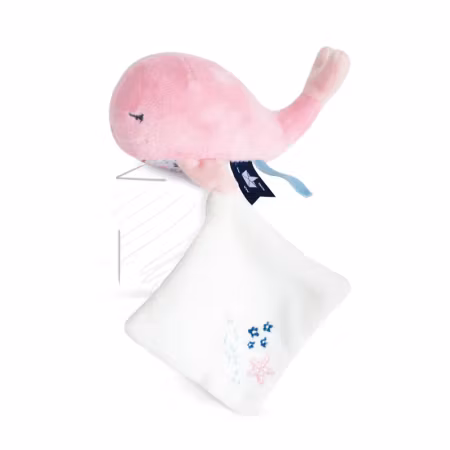 Doudou Et Compagnie- WALE With Soother - Pink