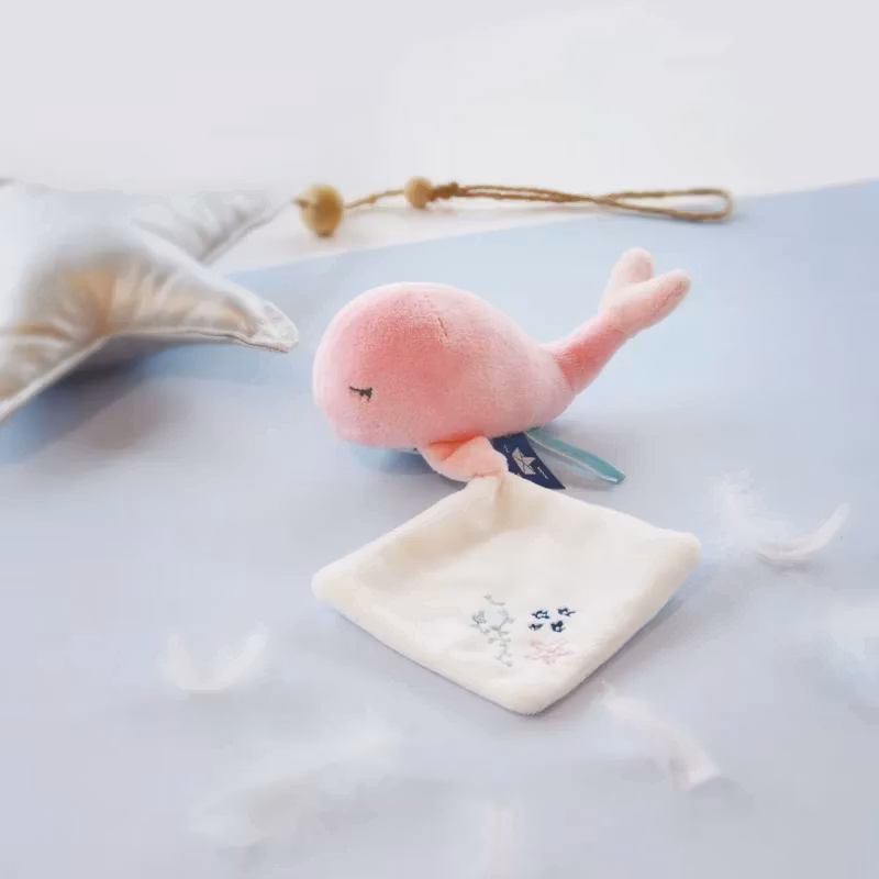 Doudou Et Compagnie- WALE With Soother - Pink
