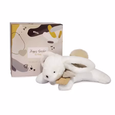 Doudou Et Compagnie- HAPPY WILD - Pompom Bunny Beige