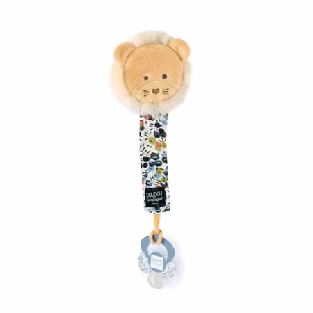 Doudou Et Compagnie- BOH´AIME - Pacifier Holder lejon/ Napphållare.